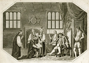 Images Dated 4th May 2017: First English translation of Bible, Cranmer and Henry VIII