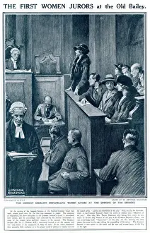 Mixed Prints: First female jurors at the Old Bailey 1921
