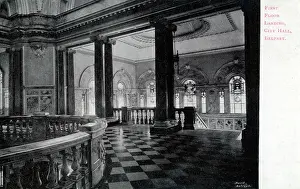 First Floor Landing, City Hall, Belfast. Date: circa 1910s
