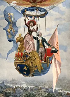 Manned Prints: First Gas Balloon (2)