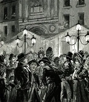 Pall Prints: The First Gaslight in Pall Mall, London