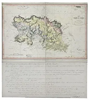 Parishes Prints: First geological map of Jersey [c.1828]