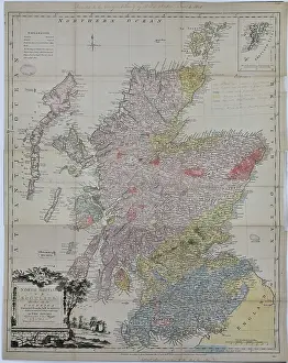 Formations Prints: First Geological Map of Scotland [1808]