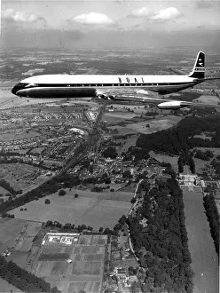 The first de Havilland DH106 Comet 4 G-APDA of BOAC