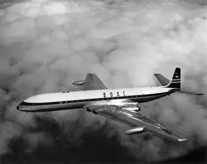 The first de Havilland DH106 Comet 4 G-APDA of BOAC