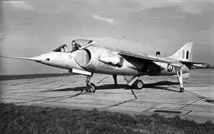 Extended Prints: The first Hawker P1127 XP831 at RAE Bedford