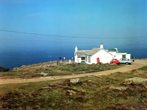 Longships Prints: First and Last House and Longships Lighthouse, Land's End