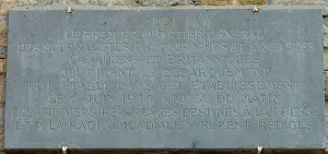 First HQ in France for journalists covering the invasion