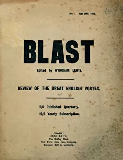 Title Collection: First issue of Blast magazine, 1914