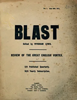 First issue of Blast magazine, 1914