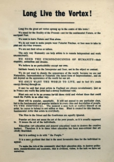 First issue of Blast magazine, 1914
