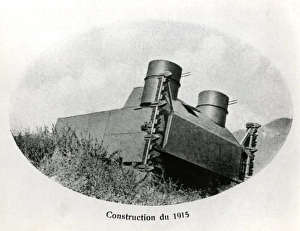 Images Dated 4th October 2011: First Italian tank prototype, the Pavesi model, WW1
