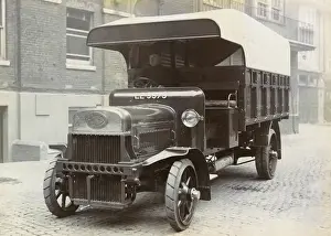 Leyland Prints: First Leyland motor lorry used by LFB