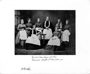 Images Dated 19th October 2017: The first members of the Norwich staff of Nurses