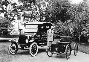 Images Dated 7th March 2017: The first and the ten millionth Fod Motor Car produced in Am