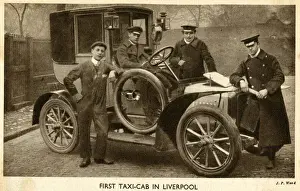 Chauffeur Prints: First motorised taxi cab in Liverpool 1906