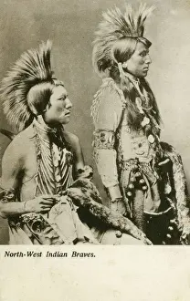 Nation Prints: First Nation warriors of northwestern territories - Canada