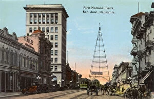 Images Dated 25th July 2017: First National Bank, San Jose, Santa Clara, California, USA