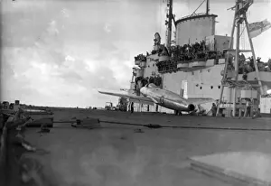 Illustrious Prints: The first naval Supermarine Attacker TS413 during trials