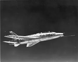 The first North American YF-100 Super Sabre prototype