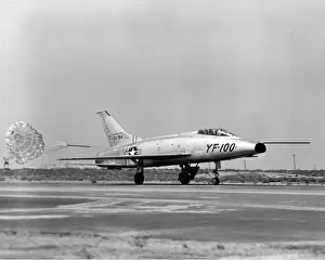 The first North American YF-100 Super Sabre prototype