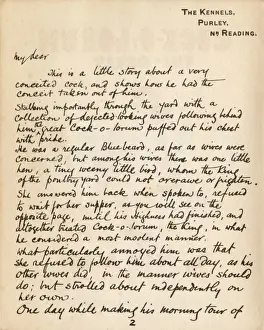 Kennels Prints: First page of a book by Cecil Aldin, Cock-O-Lorum