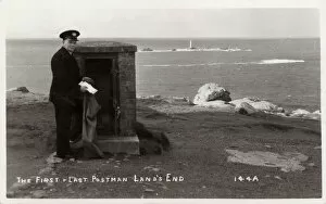 The First and Last Postman - Lands End, Cornwall
