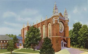 Carolina Prints: First Presbyterian Church, Greensboro, North Carolina, USA Date: 1943