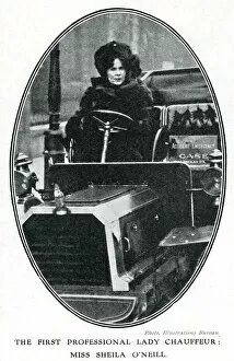 Images Dated 23rd July 2019: First professional female chauffeur 1909