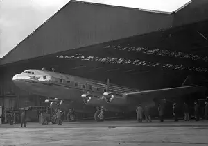 The first prototype Avro Tudor 2 G-ASSU at Woodford