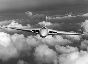 The first prototype Avro Vulcan VX770 Head-on in flight
