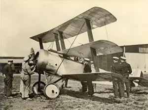 Sopwith Prints: First prototype of the Sopwith Triplane, N500, at RNAS