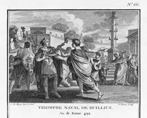 Applauded Gallery: First Punic War, naval victory of Duilius at Mylae