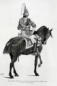 First Regiment of Life Guards, Illustration by R C W
