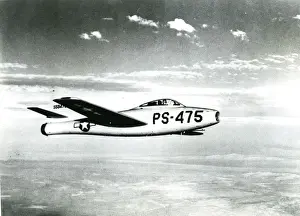 The first Republic XP-84 Thunderjet, 45-59475