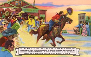 Fast Gallery: First ride of Pony Express, Missouri to California, USA