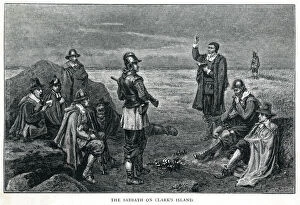 The First Sabbath on Clark's Island