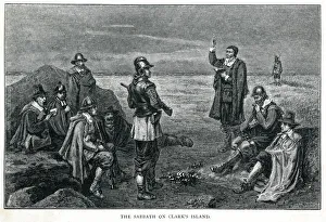Images Dated 14th December 2018: The First Sabbath on Clarks Island