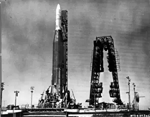 The first Samos I spy satellite about to be launched