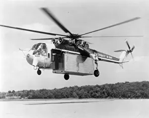 Sikorsky Prints: The first Sikorsky S-64 Skycrane N325Y