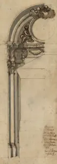 Bonaventura Prints: First sketch for the chapel of Bonaventura at Potenza (Italy