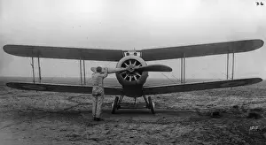 The first Sopwith 2FR2 Bulldog Two-bay form Front view