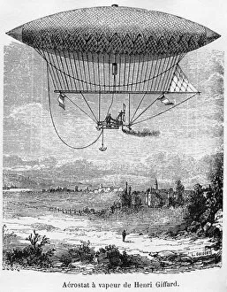 Air Ships Gallery: The First Successful Airship - Constructed by Henri Giff?
