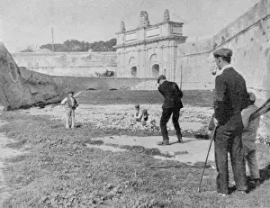 Porte Prints: The first tee at the Royal Malta Golf Club