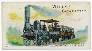 1830 Prints: First Train in USA