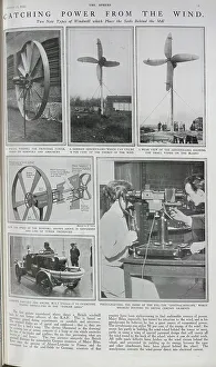 Energy Prints: First use of wind power
