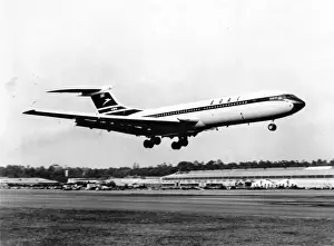 The first Vickers VC10 G-ARTA makes its maiden flight