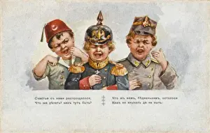 Crying Prints: First World War Propaganda Card