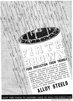 Steels Prints: Firth Brown Alloy Steels