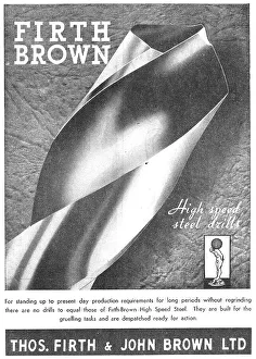 Drills Prints: Firth-Brown High Speed Steel Drills
